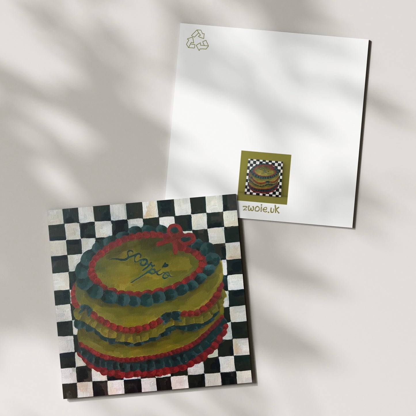 ‘SCORPIO’ greeting card