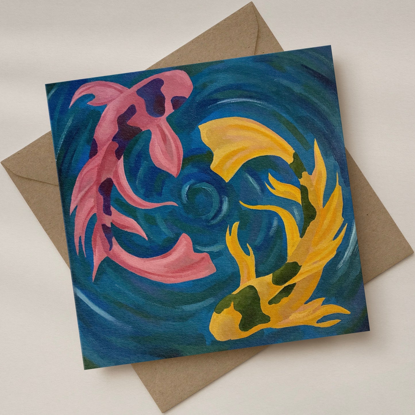 ‘KOI’ greeting card