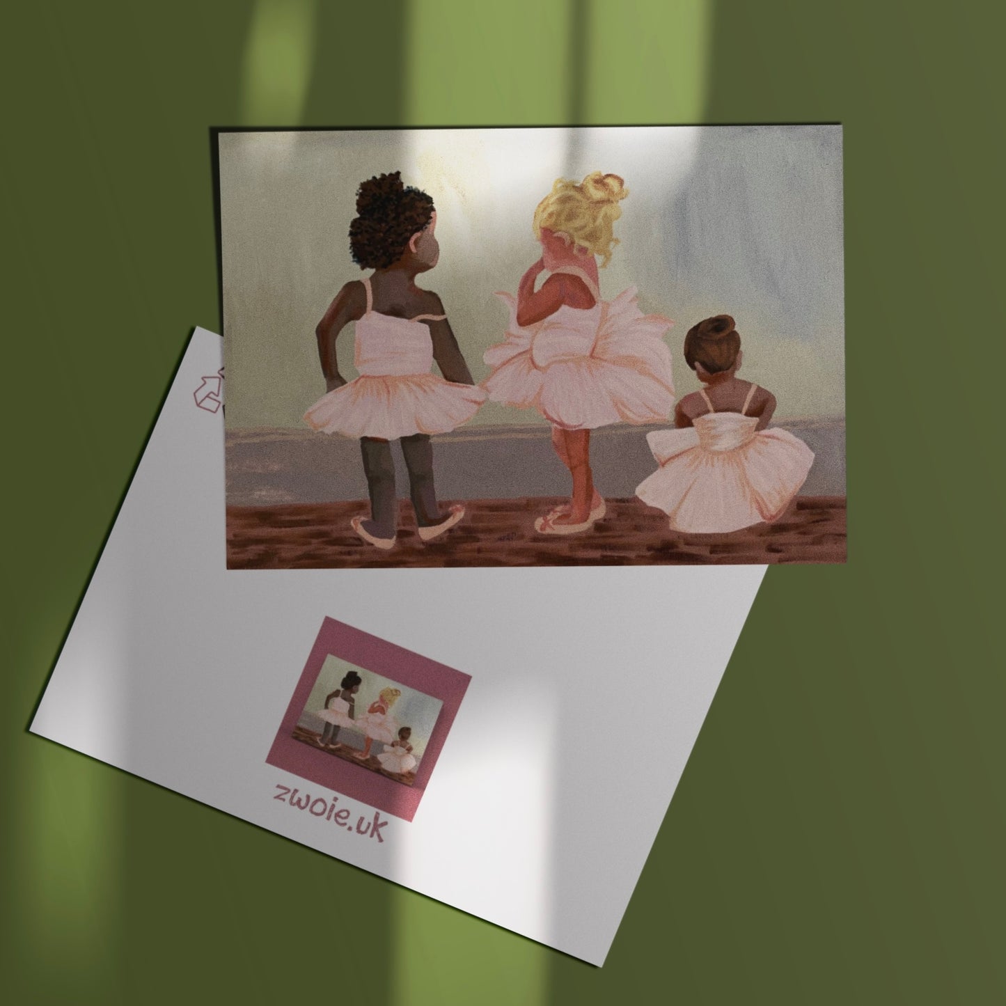 ‘SCARLETT’ greeting card