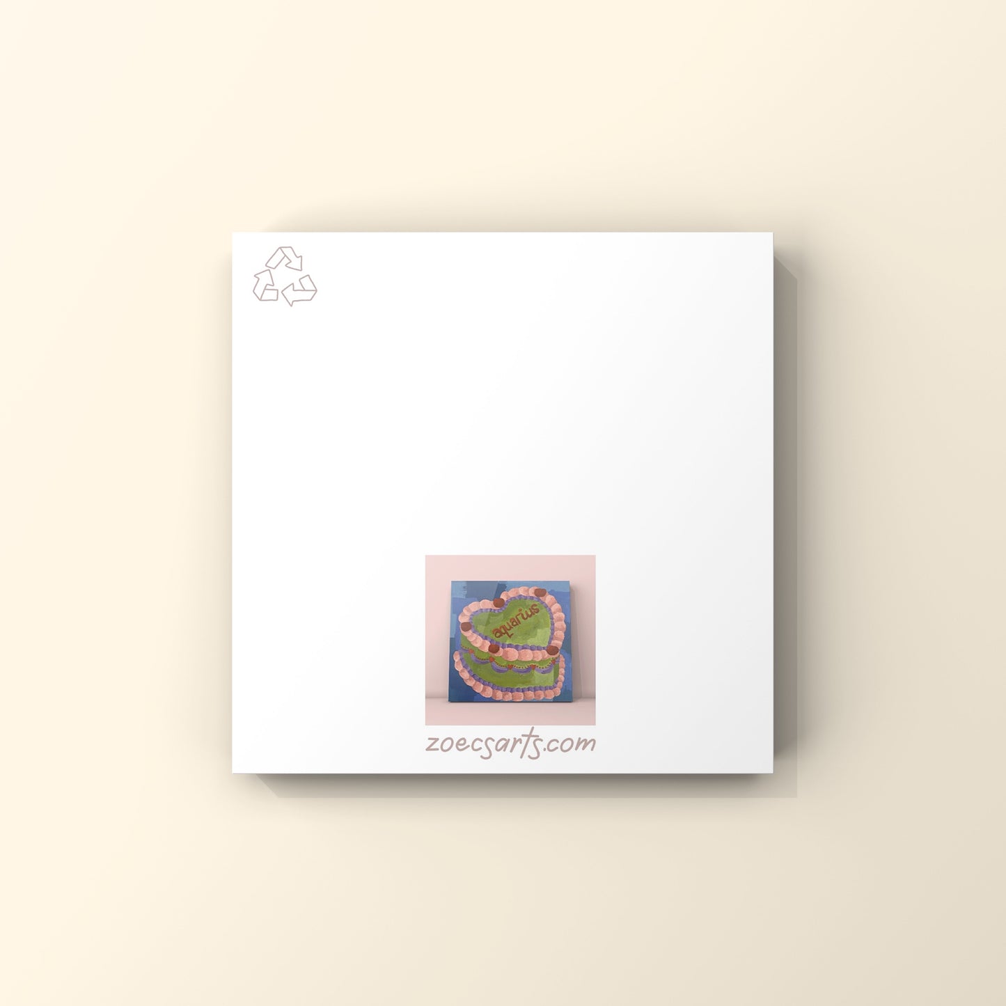 ‘AQUARIUS’ greeting card