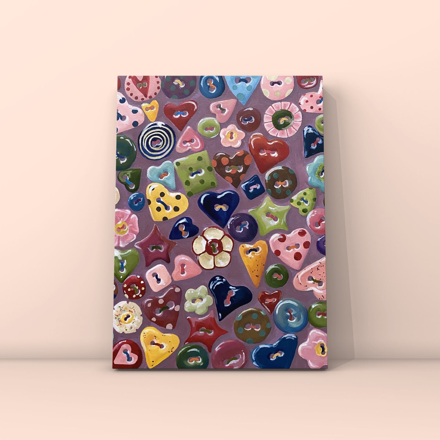 ‘CUTE AS A BUTTON’ print