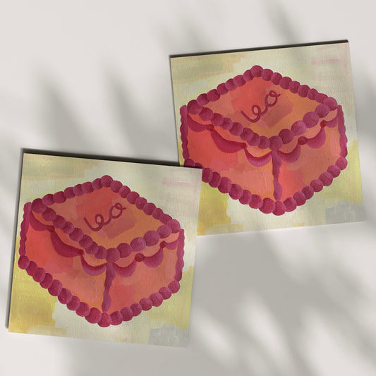 ‘LEO’ greeting card