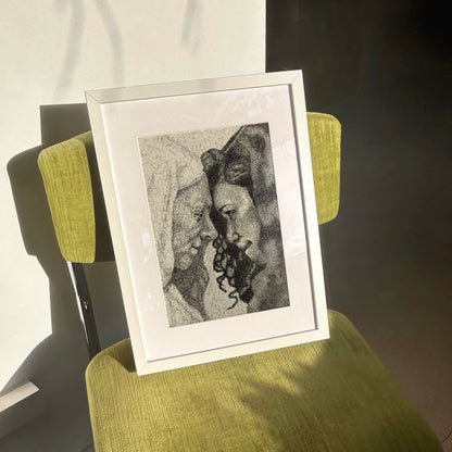 ‘RUE AND JULES’ print