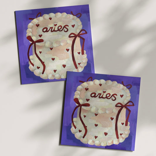 ‘ARIES’ greeting card