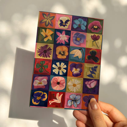 ‘PATCHWORK’ greeting card