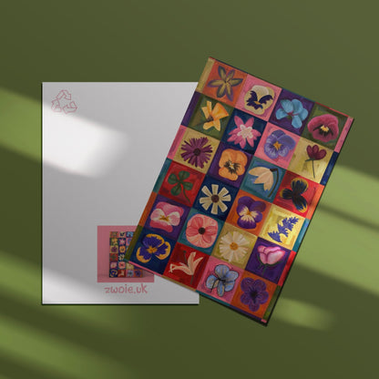‘PATCHWORK’ greeting card