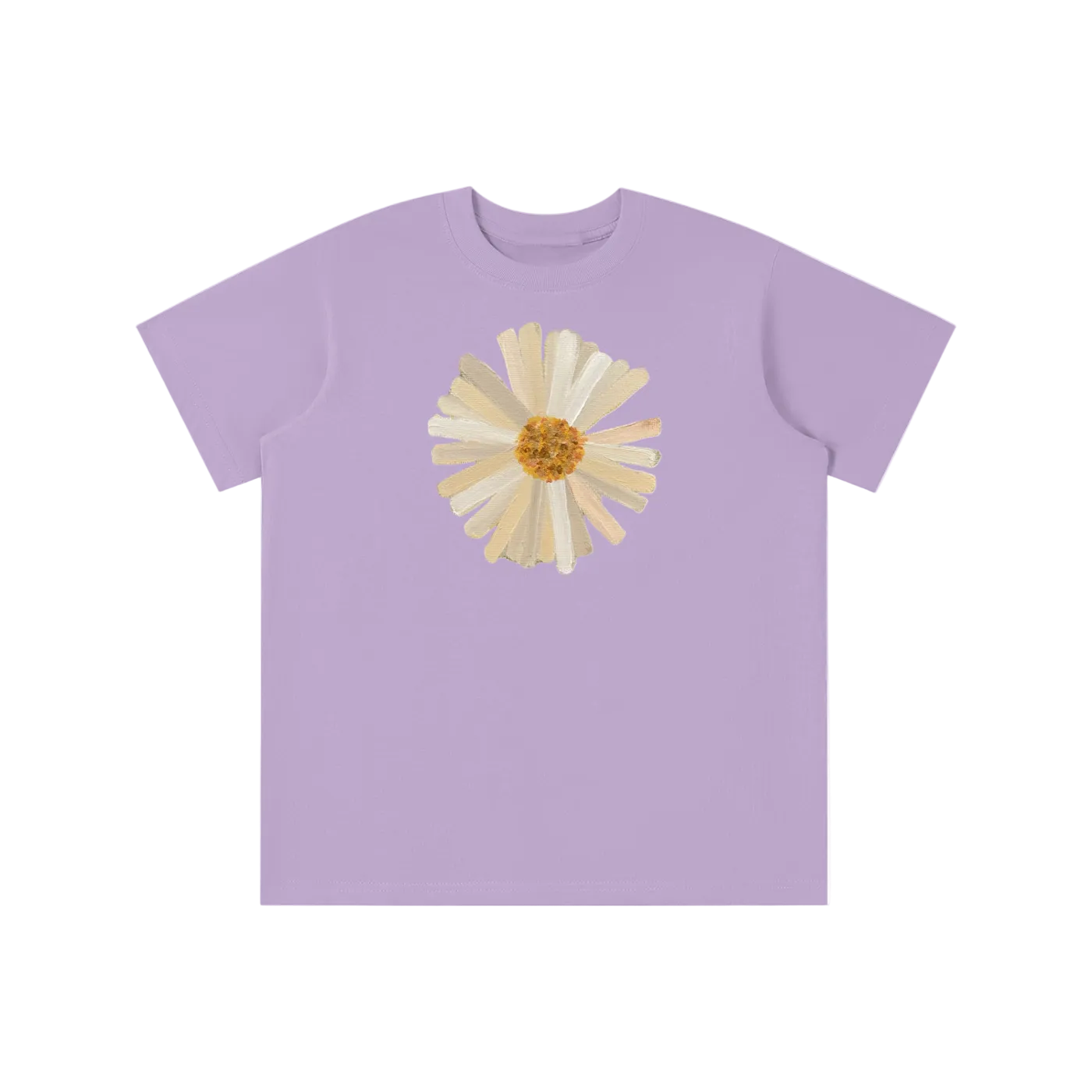 ‘PATCHWORK’ yellow detail baby tee