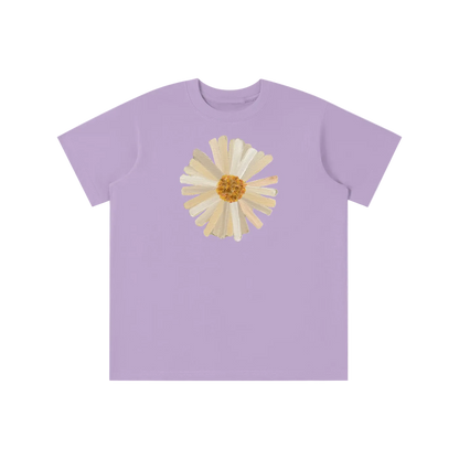 ‘PATCHWORK’ yellow detail baby tee