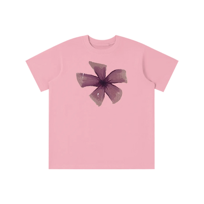 ‘FLEUR’ pink detail baby tee