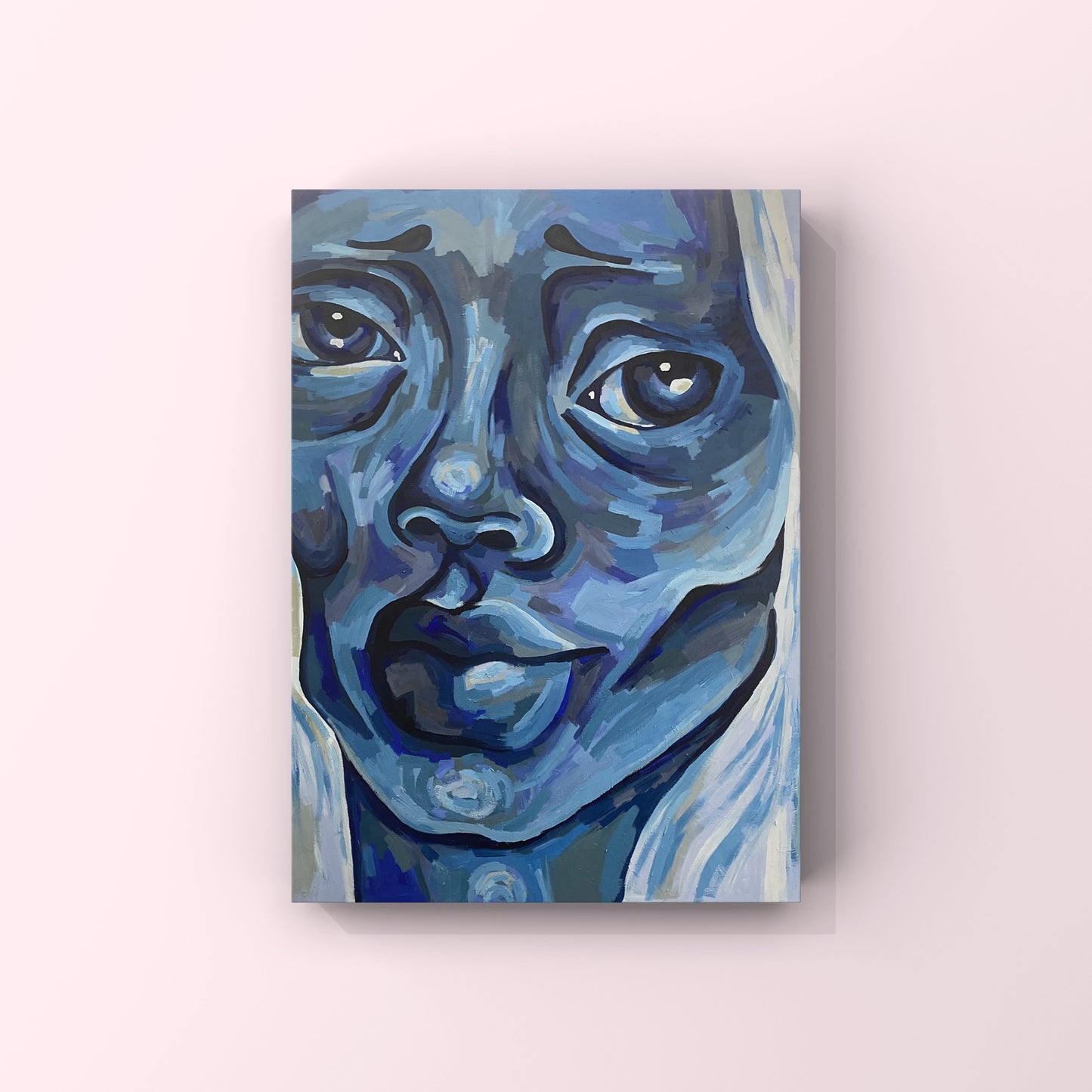 ‘BLUE’ greeting card