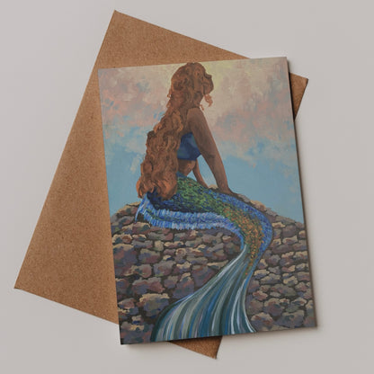 ‘MY LITTLE MERMAID’ greeting card