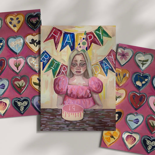 ‘PITY PARTY’ greeting card