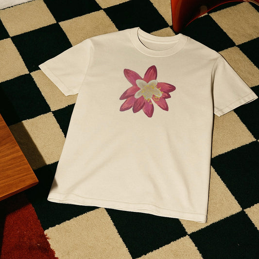 ‘PATCHWORK’ pink detail baby tee