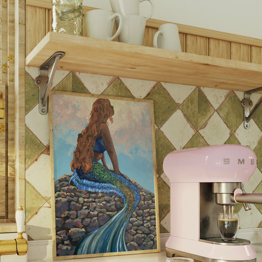 ‘MY LITTLE MERMAID’ print