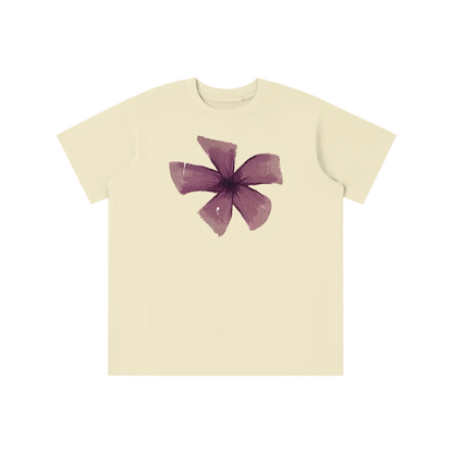 ‘FLEUR’ pink detail baby tee