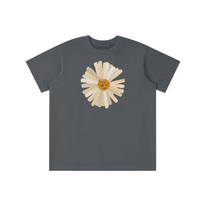 ‘PATCHWORK’ yellow detail baby tee
