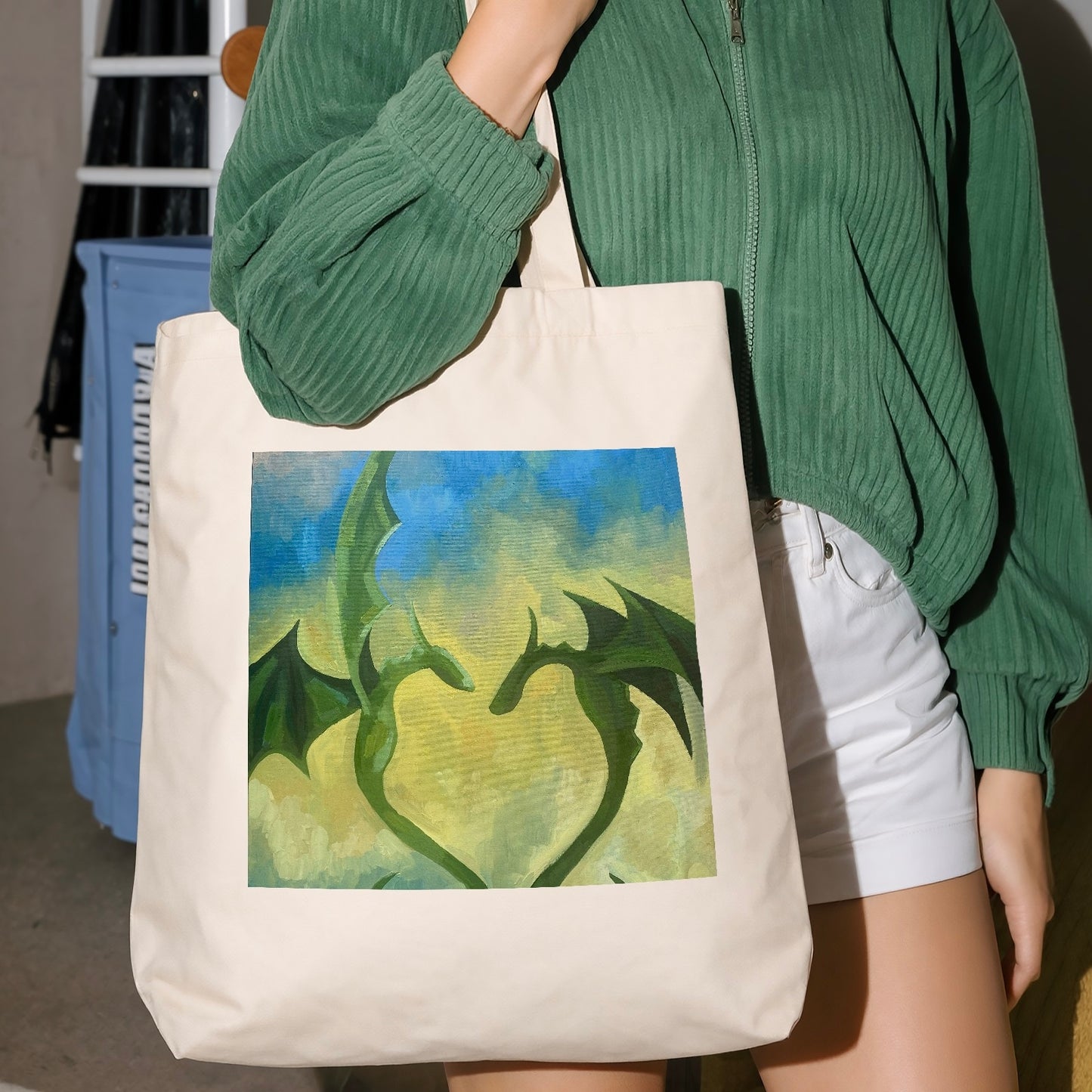 ‘DRAGONS’ eco tote bag