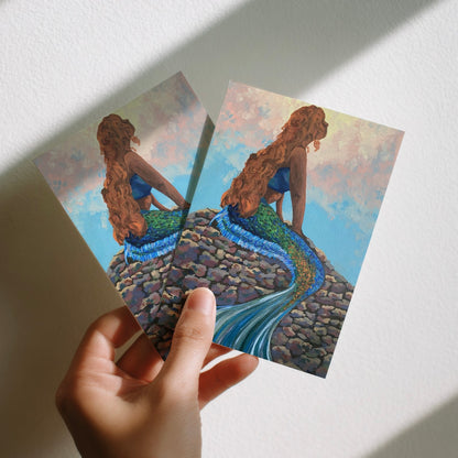 ‘MY LITTLE MERMAID’ greeting card