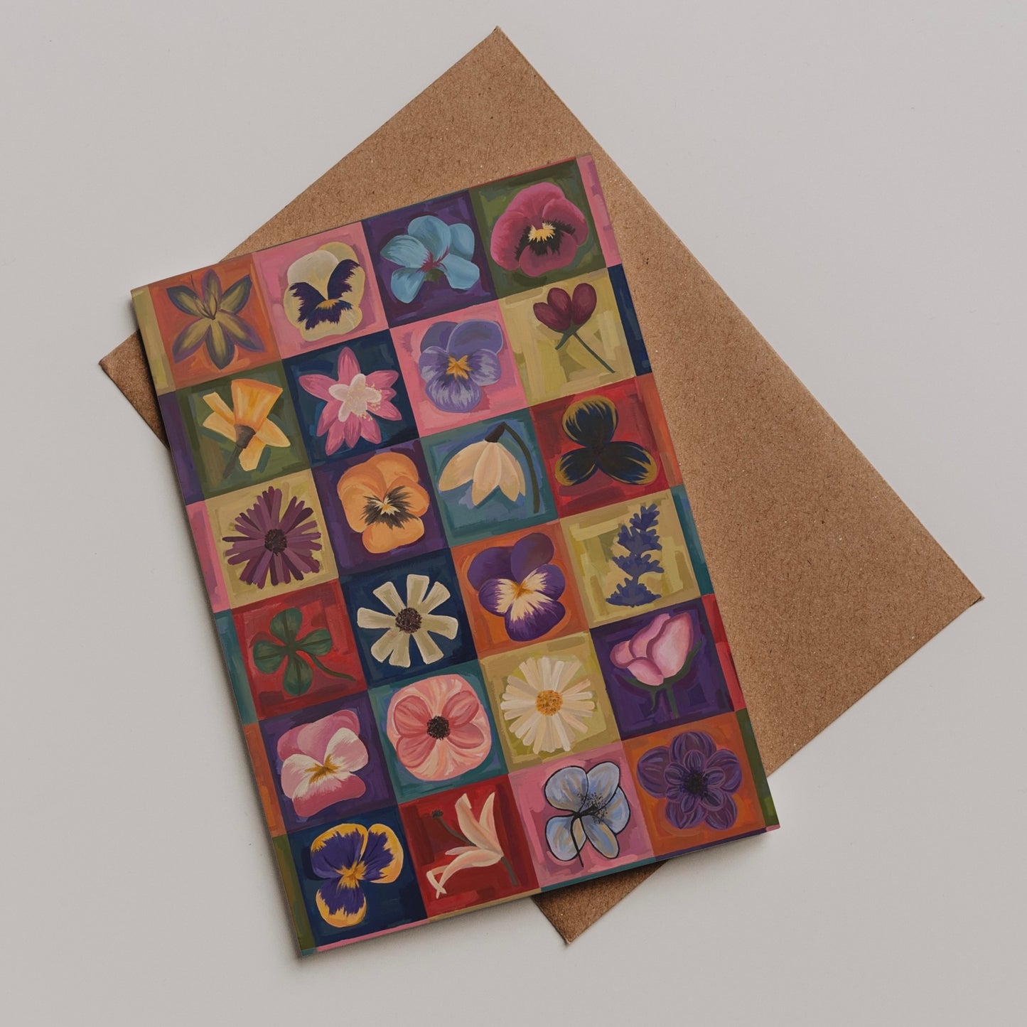 ‘PATCHWORK’ greeting card