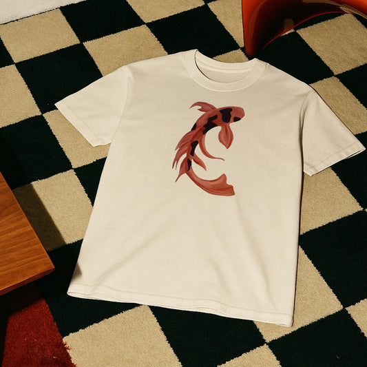 ‘KOI’ pink detail baby tee