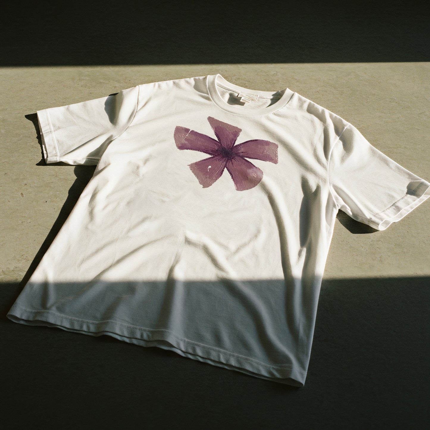 ‘FLEUR’ pink detail baby tee
