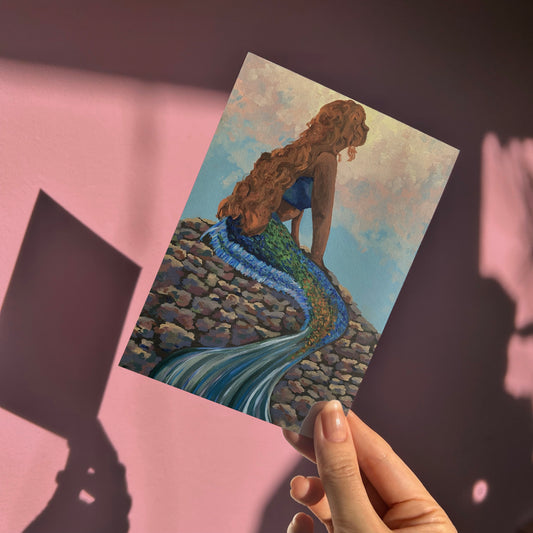‘MY LITTLE MERMAID’ greeting card