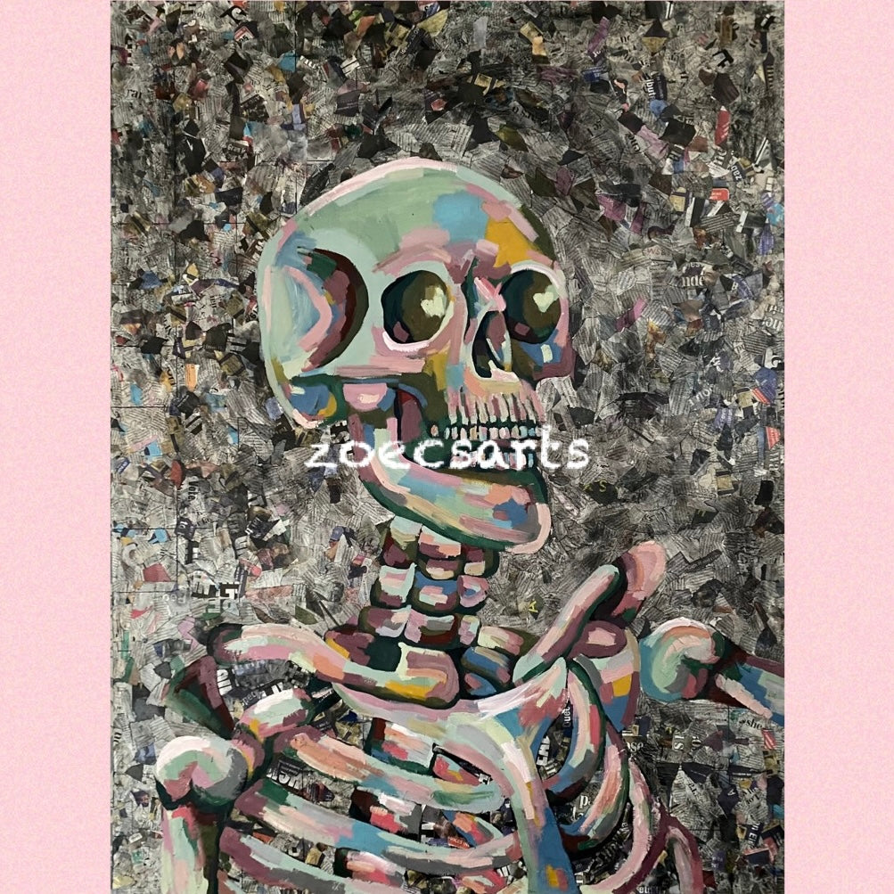 ‘SKELETON’ original artwork