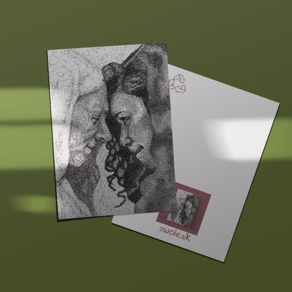 ‘RUE & JULES’ greeting card