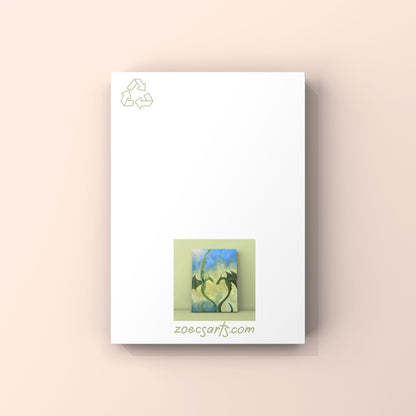 ‘DRAGONS’ greeting card