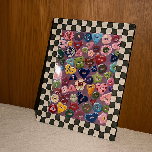 ‘CUTE AS A BUTTON’ print