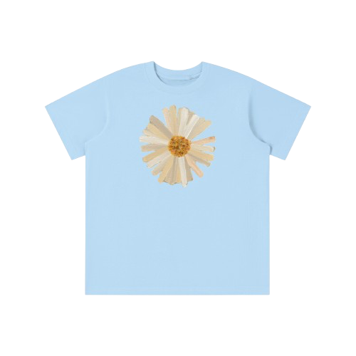 ‘PATCHWORK’ yellow detail baby tee