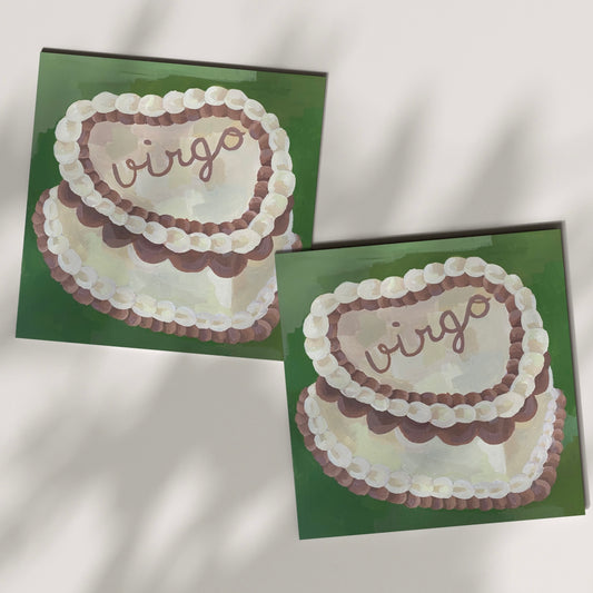 ‘VIRGO’ greeting card