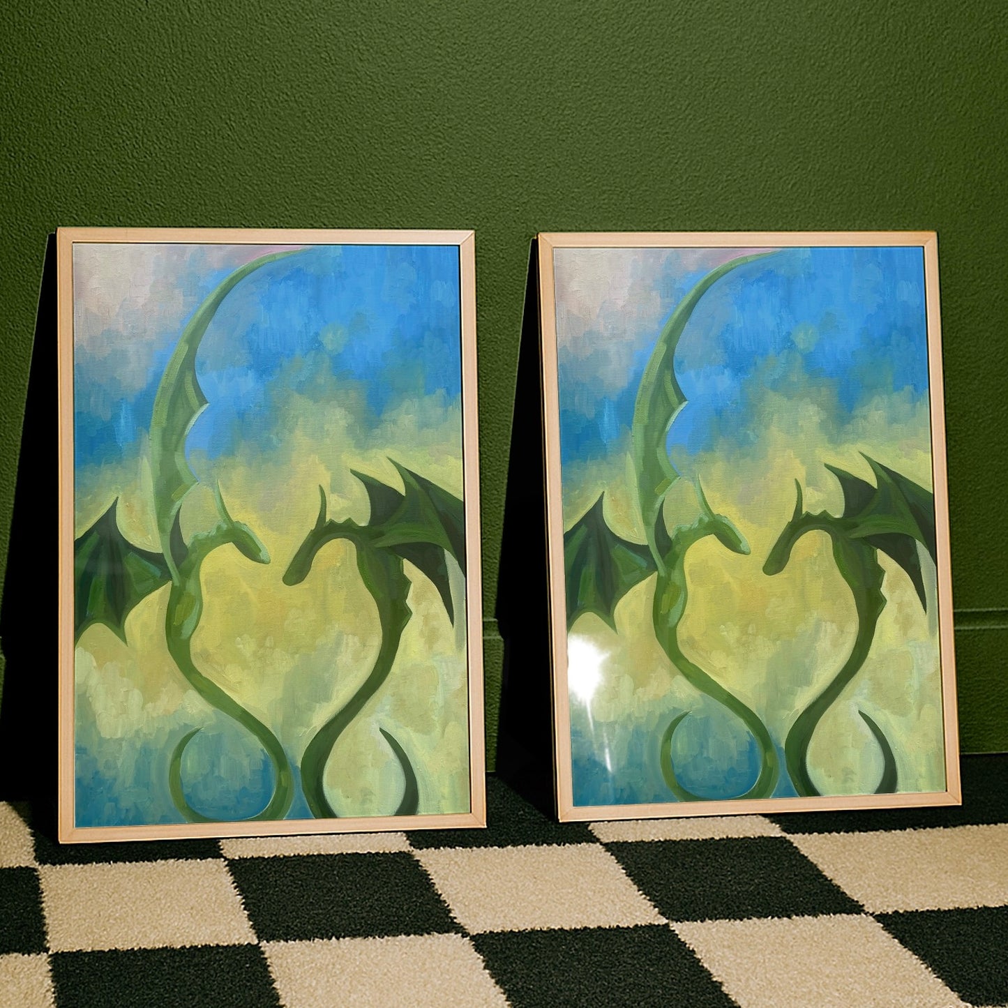 ‘DRAGONS’ print