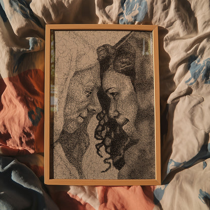 ‘RUE AND JULES’ print