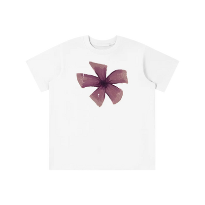 ‘FLEUR’ pink detail baby tee
