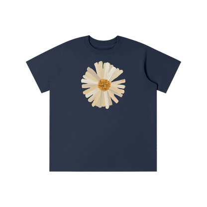 ‘PATCHWORK’ yellow detail baby tee